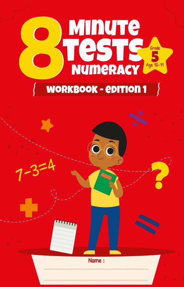 8 minute tests numeracy for grade 5